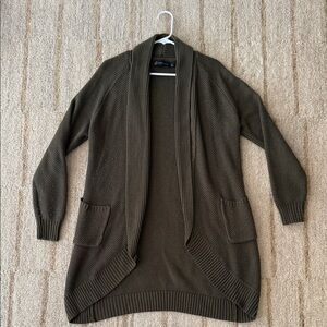 New York & Company Dark Olive Cardigan